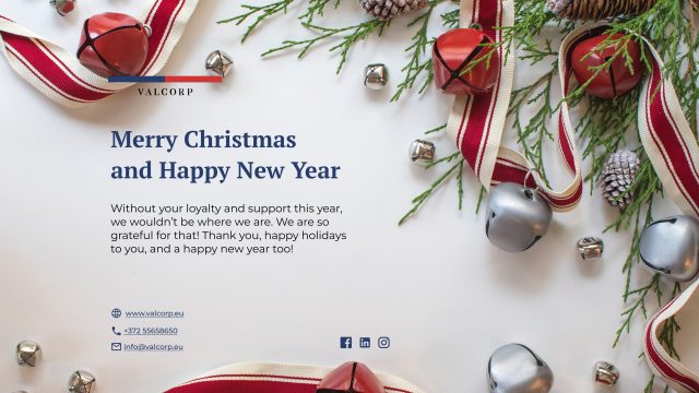 Christmas & New Year 2024 Greetings Valcorp